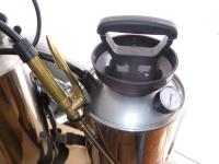 Šprica - prskalica - pumpa za oplatno ulje 10 litara - inox